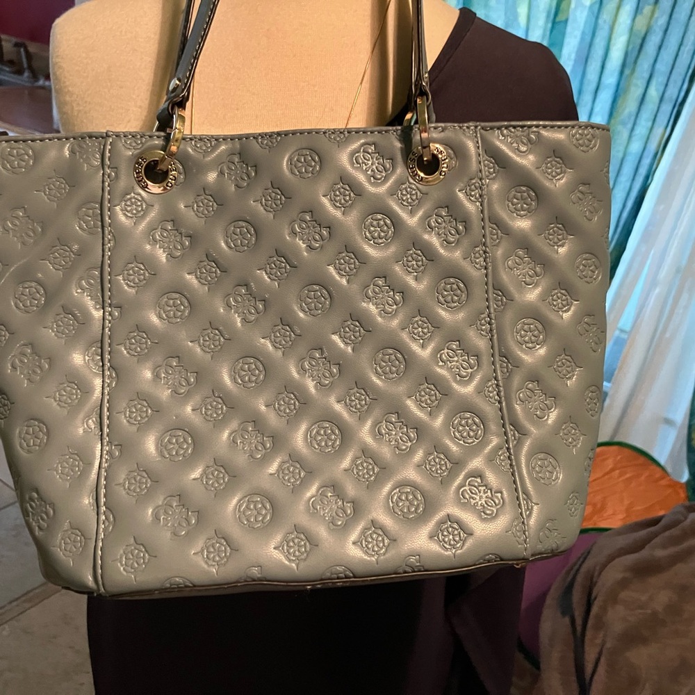 EUC BLUE GUESS Tote bag purse fall